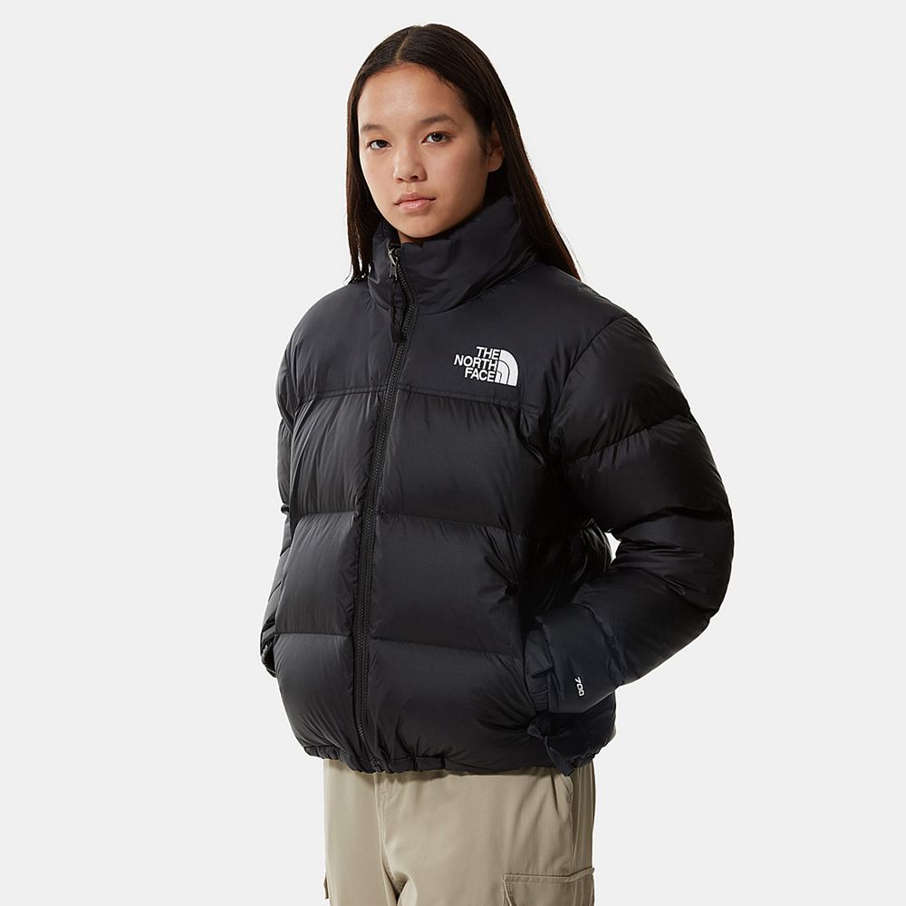 The North Face Nuptse Jacket Womens Australia - The North Face 1996 Retro Black (CBI-495027)